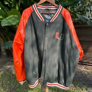 VINTAGE MIAMI UNIVERSITY BOMBER JACKET